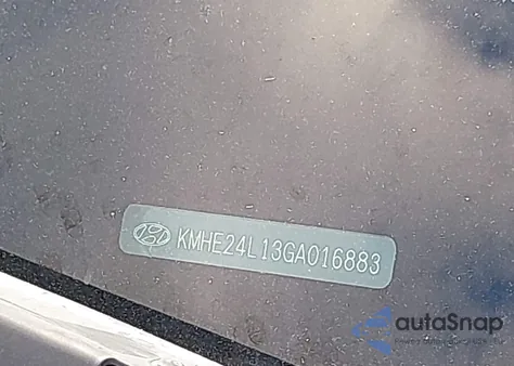 2016 Hyundai Sonata Hybrid Se from USA, damaged, VIN KMHE24L13GA016883